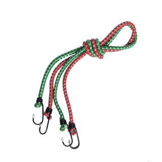 TOPTRADE gumolano s háčky 10 mm × 120 cm, sada 2 ks (do 13 kg)
