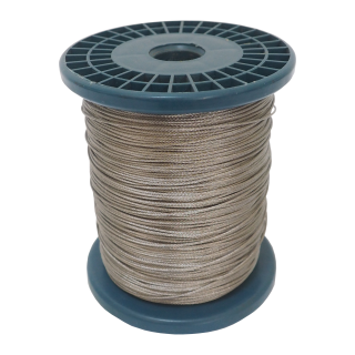 TOPTRADE nerezové lano 7×7 Ø 1 mm – cívka 300 m