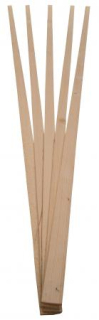 TOPTRADE dřevěný omítník, nehoblovaný 3×25×2000 mm – balení 100 ks