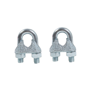 TOPTRADE svorka lanová 10 mm, pozinkovaná, 2 ks