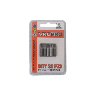 Bit PZ3 25 mm – sada 5 ks