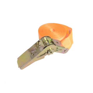 TOPTRADE upínací pás s ráčnou 25 mm × 5 m, nosnost 500 kg