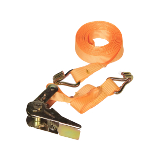 Upínací pás s ráčnou a háky 25 mm × 5 m, do 700 kg – TOPTRADE