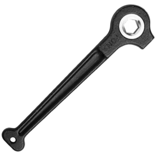 TOPTRADE lešenářská ráčna 19 mm, délka 270 mm