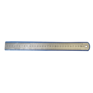 TOPTRADE měřítko nerezové, planžetové 1,2 × 1000 mm