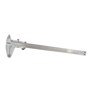 TOPTRADE posuvné měřidlo 150 mm, ocel, aretace, nonius 0,02 mm