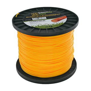 TOPTRADE vyžínací struna 2,4 mm, kulatá – 262 m