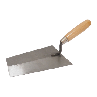 TOPTRADE zednická lžíce broušená 180 × 130 mm – standard