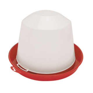 TOPTRADE plastová překlopná gravitační napáječka pro drůbež 3,5 l