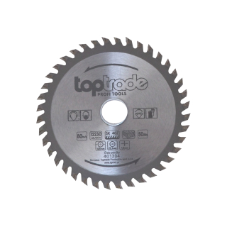 TOPTRADE pilový kotouč na dřevo 125 × 1,8 × 22,2 mm, 40Z (SK, ATB) + redukce 20/16 – 401304