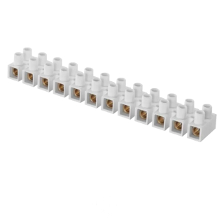 Svorkovnice bílá 12 pólů, 16 mm², 450 V / 76 A