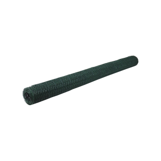 TOPTRADE králičí pletivo poplastované zelené, oka 20 mm, drát 0,9 mm, 50 cm × 5 m