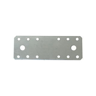 TOPTRADE spojovací deska plochá 155×55×2 mm, pozink (bez prolisu)