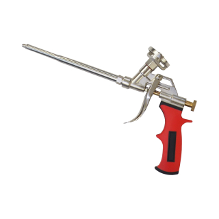 TOPTRADE pistole na PU pěnu celokovová, profi, 2K rukojeť