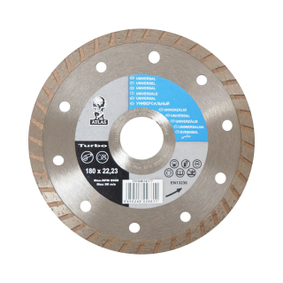 Atlas Turbo diamantový kotouč 180 × 22,23 × 3 mm
