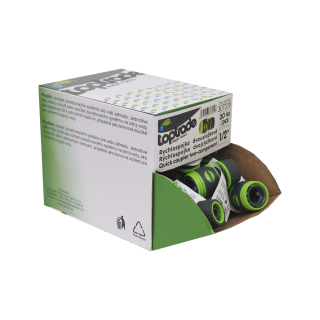 TOPTRADE rychlospojka dvousložková 1/2", sada 30 ks