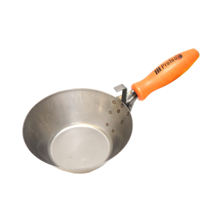 ProTec naběračka ocelová s dřevěnou rukojetí, Ø 180 mm