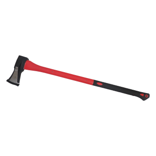 TOPTRADE štípací sekera 2000 g – klínové ostří, sklolaminátová násada 845 mm