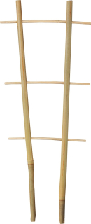 TOPTRADE bambusová mřížka na rostliny 35 × 25 cm – přírodní opora