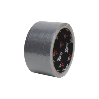 Lepicí tkaninová páska X-WAY, stříbrná, 48 mm × 10 m