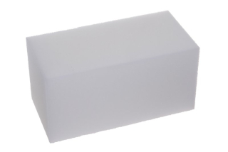 TOPTRADE molitan jemný – kostka 200 × 100 × 100 mm