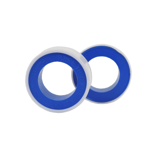 TOPTRADE teflonová těsnicí páska, plastová cívka, 2 ks, 0,075 × 12 mm / 10 m