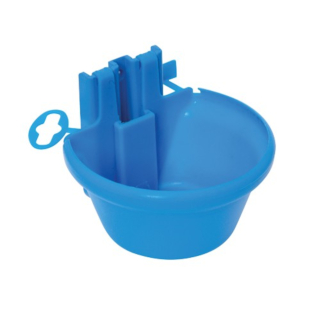 TOPTRADE krmítko pro ptactvo plastové, závěsné, výsuvné, 0,3 l