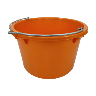 TOPTRADE plastová nádoba 40 l – extra pevná, oranžová