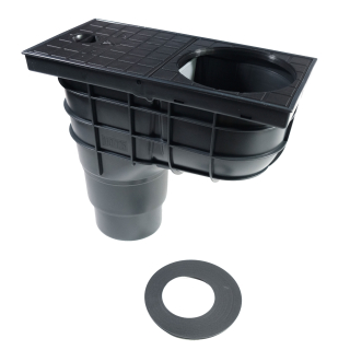 Kanalizační vpusť plastová DN 110/125 se spodním vývodem