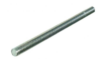 TOPTRADE závitová tyč M8 × 1000 mm, pozink – DIN 976-1