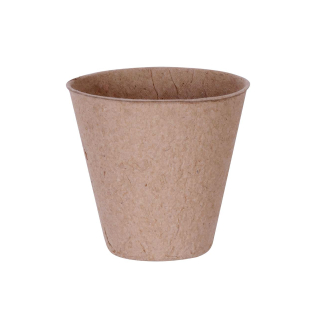 TOPTRADE Sada papírových sadbovačů, kulaté Ø 8 cm × 7,5 cm, 24 ks