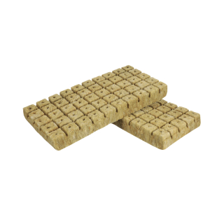 TOPTRADE kostky z minerální vlny s otvorem 25×25×25 mm, 100 ks