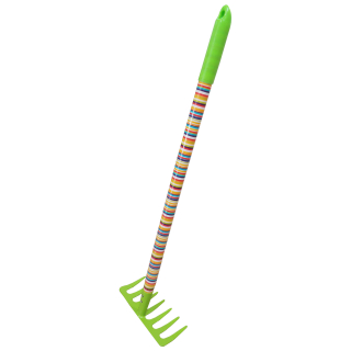 REFLEX dětské kovové hrábě, 7 zubů, násada 63 cm