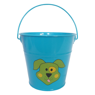 Dětské kovové vědro REFLEX, modré, 1,2 l