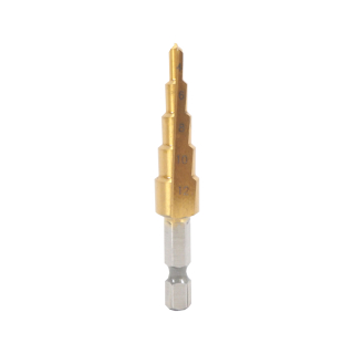 TOPTRADE vrták stupňový HSS 4–12 mm (5 stupňů) do kovu