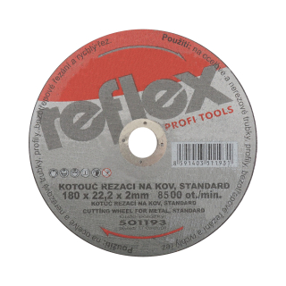 TOPTRADE kotouč řezný na kov 180 × 22,2 × 2 mm