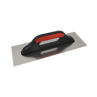 TOPTRADE hladítko nerezové, PROFESSIONAL, hladké, 380 x 130 mm