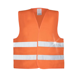 vesta reflexní, oranžová, XL