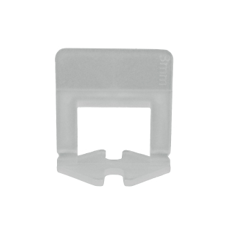 TOPTRADE spona vyrovnávací, záchytná, tl. 3 mm, vyrovnávací výška 3 - 12 mm / 100 ks