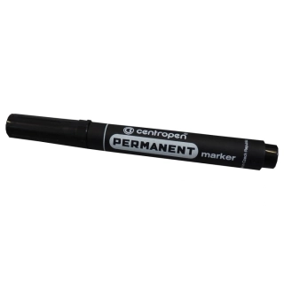 CENTROPEN 8566/1 permanentní popisovač, černý, 2,5 mm, 10 ks