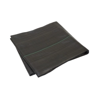 TOPTRADE fólie zahradní tkaná, mulčovací PP 2 × 5 m, 70 g/m²