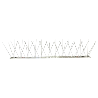 TOPTRADE zábrana proti ptákům, nerez, 48 hrotů, 50 cm