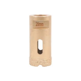 TOPTRADE vykružovací diamantová korunka M14, Ø 28 mm