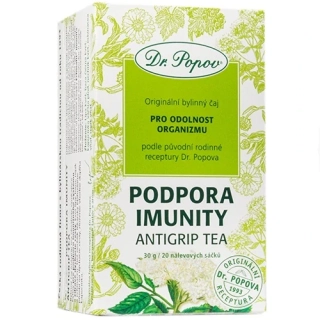 Podpora imunity Antigrip tea, porcovaný čaj, 30 g Dr. Popov