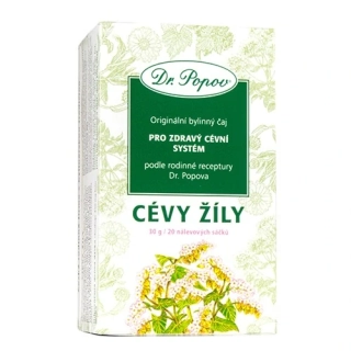 Cévy žíly, porcovaný čaj, 30 g Dr. Popov