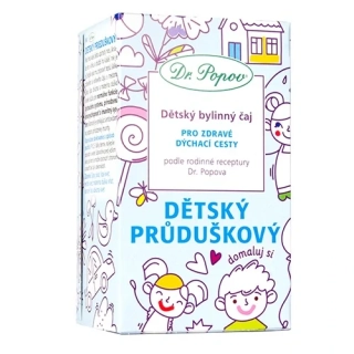 Dětský průduškový, dětský bylinný čaj, 30 g Dr. Popov
