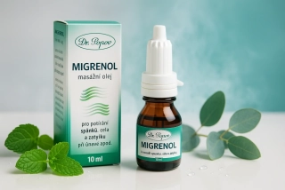 Migrenol, masážní olej, 10 ml Dr. Popov