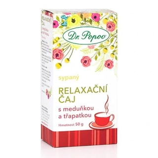 Relaxační čaj s meduňkou a třapatkou, sypaný, 50 g