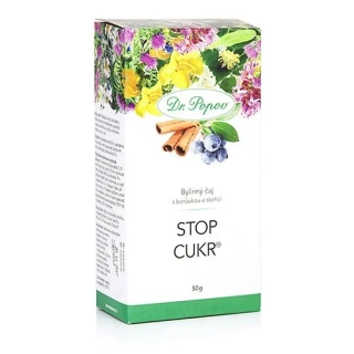 Dr. Popov Stop cukr® – sypaný bylinný čaj 50 g