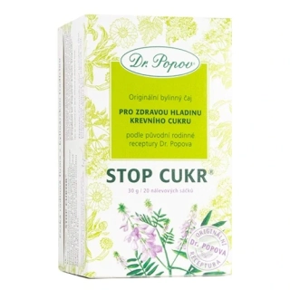 Dr. Popov Stop cukr®, porcovaný čaj 30 g (20 sáčků)